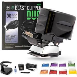 Skull Shaver Beast Clipper Duo - Kit di Cura per Barba e Capelli per Uomo - Tagliacapelli Senza Fili, Ricaricabile, Set Regalo