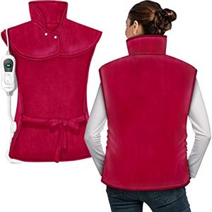 sinnlein Termoforo Elettrico, 60x85cm, Riscaldante per Spalle, Collo e Schiena | Coperta Termica Cervicale | 3 Livelli di Calore | Spegnimento Automatico