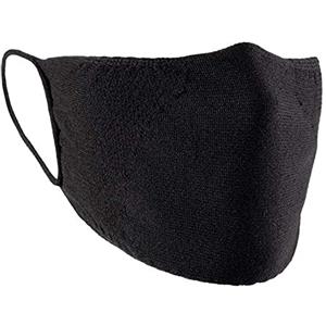 Trere - Mascherina per il viso sociale, lavabile e riutilizzabile, tessuto sportivo anti-umidità, colore: nero, taglia L, per adulti e uomini, B000, Nero , L : Adult - Men