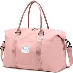 VMIKIV Borsone da Viaggio Borsone Palestra Donne, Grande impermeabile Borsa da Viaggo Donna Weekend Borsa Palestra con tasca bagnata