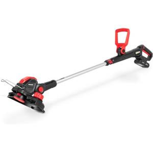 GREENCUT GGT200L - Decespugliatore a Batteria 20V, Taglio 300 mm, Batteria agli Ioni di Litio, Silenzioso, Leggero e Compatto, Ideale per Giardino e Bordure