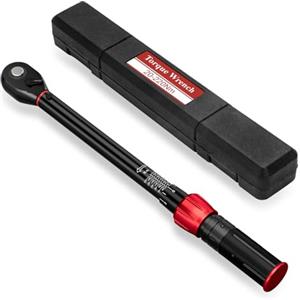 NADOKHI Chiave Dinamometrica 1/2", 20-220 Nm Auto e Moto Chiave Dinamometriche, Precisione ± 3%, 72 Denti Chiave a Cricchetto Reversibile con Scatola di Immagazzinaggio Portatile, per Cambio Gomme