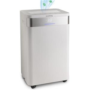 Innoliving Deumidificatore 20-40L, Modalità Asciugatura e Purificazione, Gas R290 Eco-Friendly, Timer 24h, Digitale, Capiente, Sbrina Autom (30L al Giorno (Serbatoio 5.5 Litri) con Purificazione Aria)