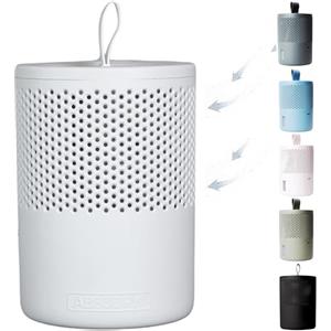 ABSODRY duo family - Deumidificatore casa muffa - più qualità dell'aria - Deumidificatore portatile anti muffa - Assorbi umidità armadio e bano - Bianco