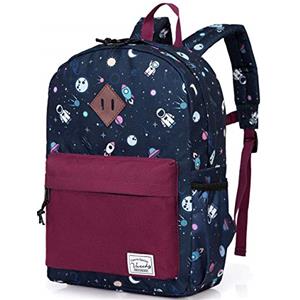 VASCHY Zaino Bambini, Zaino Astronauta Zaino Asilo Bambino Zaini Scuola Elementare Zainetti per Bambini Zainetto Ragazzo con Fascia Toracica