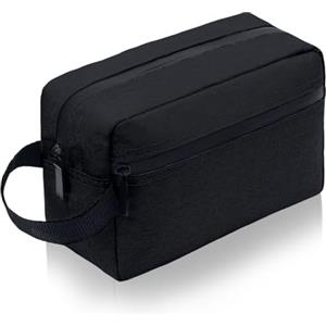 Aucuu Borsa da Toilette Grande per Uomo e Donna, Beauty Case da Viaggio Resistanti all'Acqua, Trousse per Barba e Doppio Kit