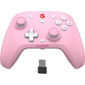 GameSir T4 Cyclone Pro Controller wireless Pro per PC/Switch/Lite/OLED, Controller PC con joystick con rilevamento effetto Hall, compatibile con Android, iOS, Steam Deck e Windows (Rosa)