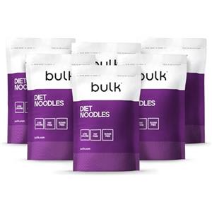 Bulk Spaghetti dietetici, Noodle di Konjac, glucomannano, 200 g, Confezione da 6