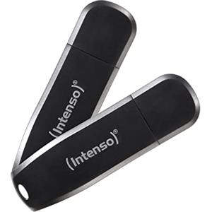 Intenso Speed Line - Chiavetta USB da 2x 128 GB - Pendrive USB 3.2 Gen 1x1, Nero