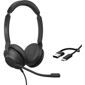 Jabra Evolve2 30 SE - USB-A/USB-C - cuffie a doppio filo certificate per piattaforme UC
