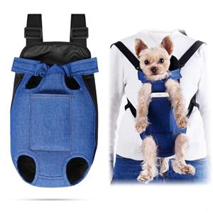 mimzemamz Borsa Cane Taglia Piccola,Borsa per Cani Comoda con Tasche Riporre Piccoli Oggetti come Cellulari e Snack,Marsupio Cane da Trasporto per Cani di Piccola Taglia e Gatti,Passeggiate