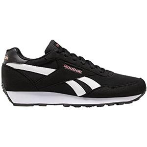 Reebok Rewind Run, Sneaker Donna, Core Black White Blush Metal, 41 EU