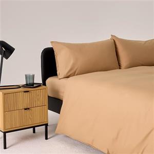 Bassetti COMPLETO COPRIPIUMINO UNA PIAZZA E MEZZO, CORDA, 100% COTONE, 200X200