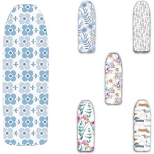 Ka' Mia - Copriasse per mobiletto Compatibile ASSE Foppapedretti con Elastico 116x65 cm consigliato per Assi Fino a 101x50 cm- Copriasse Ferro da Stiro (Charlotte Blue)