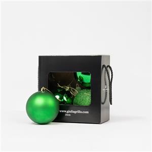 Giulia Grillo Mix Sfere Natalizie ⌀10cm (4, verde)