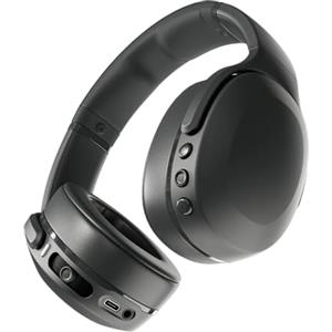 Skullcandy Crusher Evo Cuffie Wireless Over-Ear con Bluetooth, Bassi Multisensoriali, Cancellazione Attiva del Rumore, 40 Ore di Autonomia - Nero