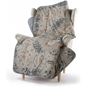 Caleffi Scaldotto- Plaid Divano e Letto 130x170 cm Morbida Microfibra Calda Avvolgente, Copridivano e Copriletto Trapuntato Artigianale e Lavabile, Coperta Copri Divano e Copri Letto Ottimo Comfort