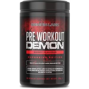 Demon Labz Pre Workout Demon - Integratore pre workout potente con Creatina, Caffeina, Beta-Alanina e Glutammina (720g)