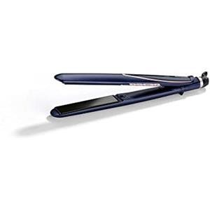 Babyliss ST500E Piastra Lisciante con Rivestimento in Titanium-Ceramic, Funzione Ionica Anti-crespo, Funzione Protect, Funzione Intense, 6 Temperature, Blu