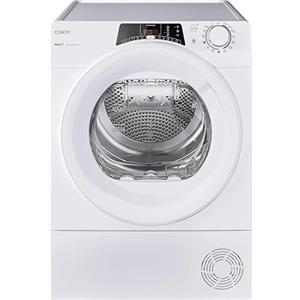 Candy Rapidò RO EH9N2TE-S Asciugatrice Carica Frontale 8kg a Pompa di Calore, Classe D, 66db,14 + Oltre 40 Programmi aggiuntivi via app hOn, Libera Installazione, 59,6x58,5x85 cm, Bianco.