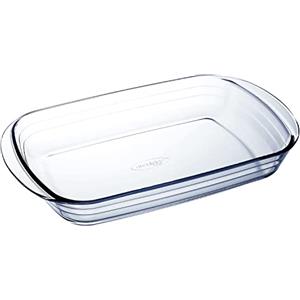 Arcuisine 4937416 - Pirofila rettangolare, 40 x 27 cm, 4,6 l, colore: Trasparente