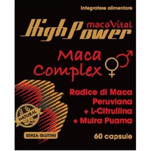 RG PHARMA Maca Vital High Power Complex - Integratore Alimentare Biologico in Capsule con Maca e Citrullina per Stanchezza Fisica e Mentale