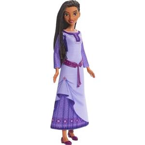 Mattel Disney Wish Il Potere dei Desideri Asha cantante Bambola che canta in spagnolo con Stella e vestito, ispirato al film, giocattolo +3 anni (HXJ19)