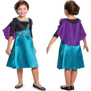 DISGUISE Disney - Costume ufficiale da Anna di Frozen 2, per bambine, taglia S