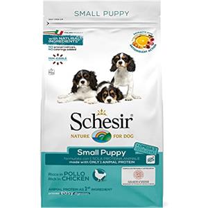 Schesir, Cibo Secco per Cani Cuccioli con Unica Fonte proteica al Gusto Pollo, Crocchette - Formato Sacco da 2 Kg