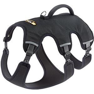 Ferplast Pettorina Cane Taglia Media ERGOTREKKING MEDIUM, Pettorina per Cani Antifuga, Antipanico, Levriero, Catarifrangente, 6 Chiusure, Regolabile, Ideale per escursioni, Morbida Imbottitura