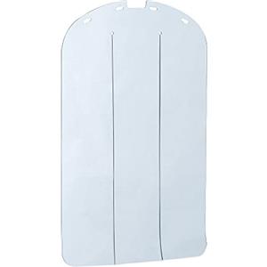 Ferplast Porta per cuccia cani modello DOGVILLA 90, Portina per cucce da esterno casette per cani, Pvc trasparente antipioggia, vento, freddo, 23,6 x 0,2 x h 38,3 cm