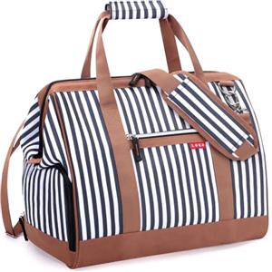 Lekesky Weekender, borsa da viaggio da donna con scomparto per scarpe