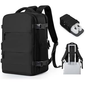 SZSYCN Zaino da Viaggio con Sottovuoto Ryanair 40x30x20 Wizzair Borse da Cabina per Ryanair 40x20x25 Bagaglio a Mano Sottovuoto con pompa,Zaino Casual per Laptop