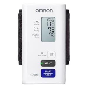 Omron Nightview Misuratore di Pressione da Polso, Misurazione della Pressione Arteriosa Completamente Silenzioso, Misurazioni Diurne e Notturne, Connessione Bluetooth all'App Gratuita per Smartphone