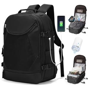 BJLFS Borse da Cabina per Ryanair 40x30x20 Bagaglio a mano Sottovuoto 40x20x25 Zaino da Viaggio con Sottovuoto impermeabile Donna Zaino Easyjet 45x36x20 Zaini Wizzair con porta scarpe