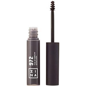 3INA MAKEUP - The Eyebrow Mascara 972 - Grigio - Mascara per Sopracciglia Lunga Durata - Formula in Gel - Non Appiccica - Vegan - Cruelty Free
