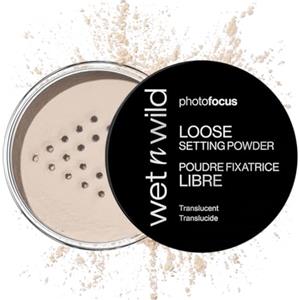 Wet n Wild Photo Focus Loose Setting Powder, Cipria in Polvere Libera Trasparente, Opacizzante e Fissante, Finish Semi Matte, Assorbe il Sebo in Eccesso e Fissa il Make-up, 20g