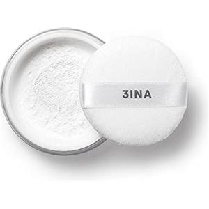 3INA MAKEUP - The Setting Loose Powder 100 - Bianco - Cipria in polvere dalla texture leggera che fissa e opacizza il trucco - Finitura naturale e setosa - Copertura uniforme - Vegan - Cruelty Free