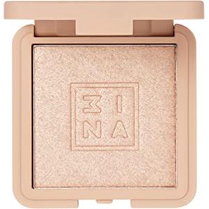 3INA MAKEUP - The Highlighter 512 - Dorato - Polvere Iluminanti - Effeto Lucido - Texture Delicata Effetto Seta - Copertura Modulabile - Viso Luminoso e Radioso - Vegan - Cruelty Free