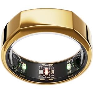 Oura Ring Gen3 Heritage - Misura 13, Gold | Monitora sonno, frequenza cardiaca e fitness - Batteria fino a 7 giorni - Compatibile con iOS/Android - Provalo con il kit di misurazione Oura