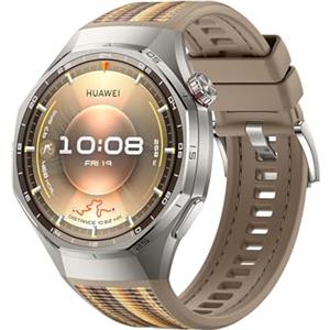 HUAWEI WATCH GT 6 Pro GPS 46mm Smartwatch, Display AMOLED da 1,47 pollici, Fino a 21 giorni, Ciclismo di Livello Pro, Oltre 100 Modalità Sportive, iOS e Android, Analisi ECG, Pagamento NFC, Marrone