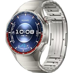 HUAWEI WATCH GT 6 Pro 46 mm Titanio, Smartwatch, Display AMOLED da 1,47 pollici, Fino a 21 giorni, Ciclismo di Livello Pro, Oltre 100 Modalità Sportive, iOS e Android, Analisi ECG, NFC