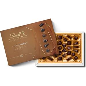 Lindt Dolci Capolavori Fondenti, Scatola Cioccolatini Fondenti assortiti 336g