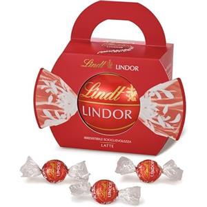 Lindt LINDOR Maxi LINDOR Cioccolato al Latte, Confezione regalo cioccolatini 200 g