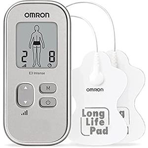 OMRON E3 Intense Elettrostimolatore Muscolare Portatile TENS per il Dolore - Dispositivo Senza Farmaci per Neuropatia con 6 Programmi Preimpostati per Schiena, Spalle, Articolazioni & Muscoli.