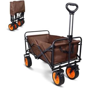 Mobiclinic®, Carrello da trasporto pieghevole, Per la spiaggia e il giardino, Duna pro plus, Manico regolabile, Grandi ruote fuoristrada 360º, Tasche extra, Fino a 100kg, 94x56, 5x61 cm, Impermeabile