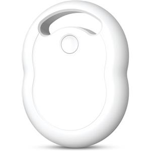 CHZHVAN Smart Air Tracker Tag,Localizzatore Compatibile con Apple Dov'è (Solo iOS),Bluetooth Trova oggetti (1 Bianco)