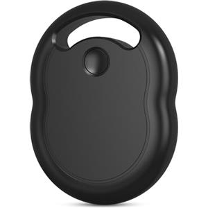 CHZHVAN Smart Air Tracker Tag,Localizzatore Compatibile con Apple Dov'è (Solo iOS),Bluetooth Trova oggetti (1 Nero)