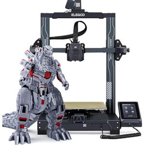 ELEGOO Stampante 3D Neptune 3 Pro con Livellamento Automatico del Letto, Estrusore Diretto a Doppio Ingranaggio, Azionamento a Doppia Vite, Schermo Capacitivo Rimovibile, 225x225x280mm