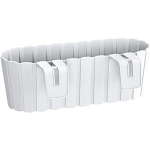 Prosperplast Vaso Fioriera Con Ganci Diversi Colori (Bianco)
